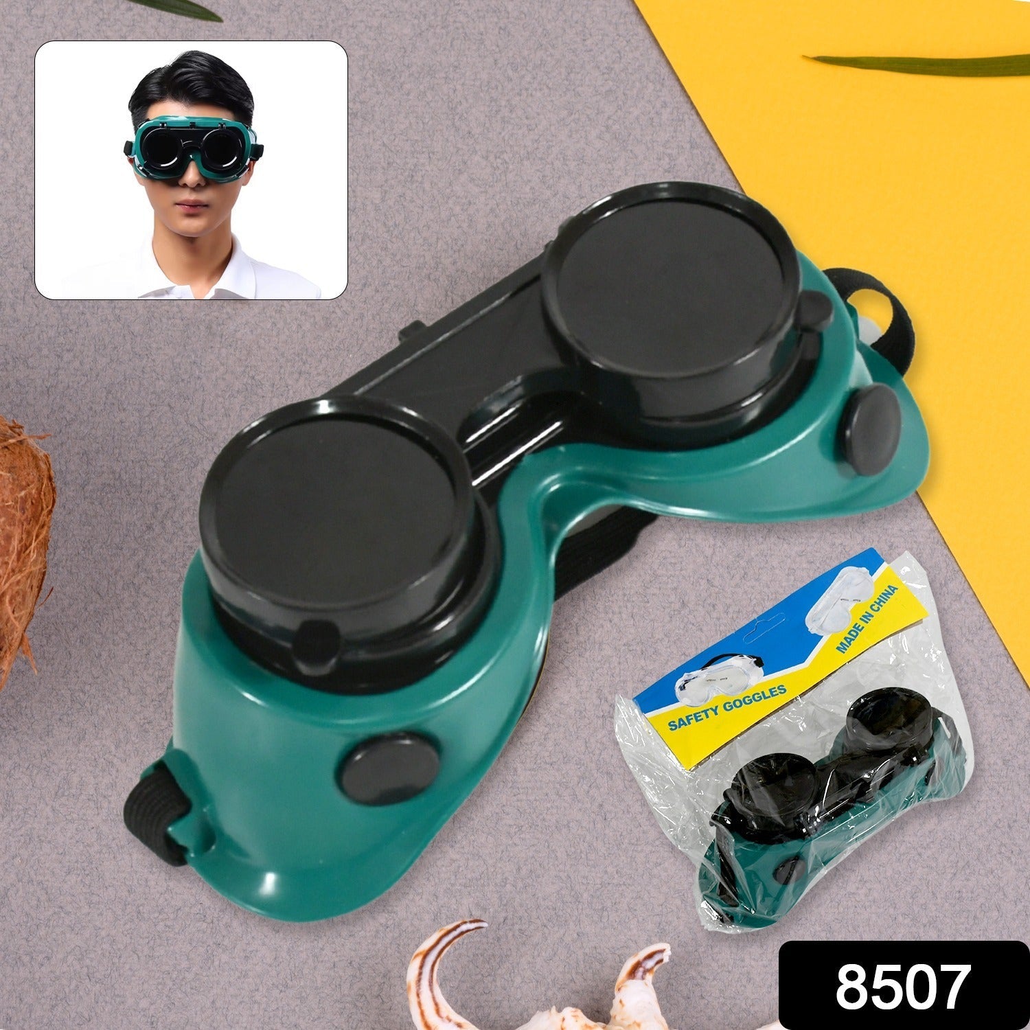 8507 Safety Welding Goggles Anti Radiation Goggles Welder Work Protective Goggles Labour Working Safety Protective Eyewear (MOQ :- 10 Pcs) 8507 Safety Welding Goggles Anti Radiation Goggles Welder Work Protective Goggles Labour Working Safety Protective Eyewear (MOQ :- 10 Pcs)